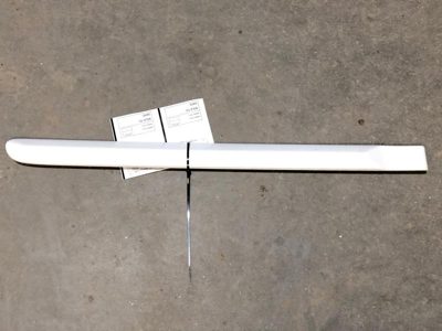 00-03 Sentra Passenger Right Rear Moulding On Door Back Trim Strip White Qm1