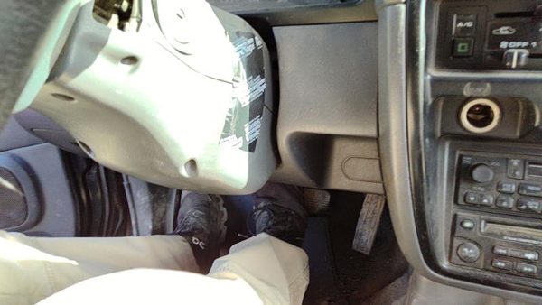 94-95 Pathfinder Nissan Lower Dash Under Column Knee Bolster Trim Panel Gray — photo 1