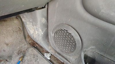 1998-2002 S10 Blazer Passenger Right Lower Kick Trim Panel Oem Gray 92H