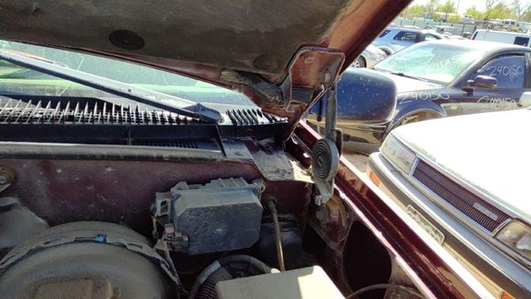 1992-1999 Gmc Yukon Driver Left Hood Hinge Assembly Oem Maroon — photo 3