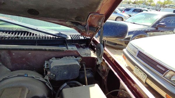 1992-1999 Gmc Yukon Driver Left Hood Hinge Assembly Oem Maroon — photo 2