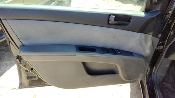 07-09 Sentra Driver Left Front Door Trim Panel With Master Switch Charcoal W — photo 1
