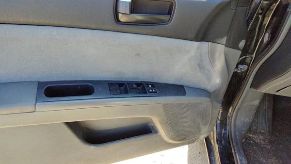 07-09 Sentra Driver Left Front Door Trim Panel With Master Switch Charcoal W — photo 5