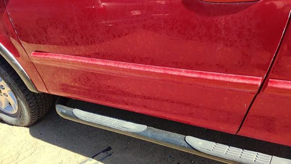 1999-2004 Ford F150 Driver Left Front Moulding From Door Oem Trim Strip Red E4 — photo 1