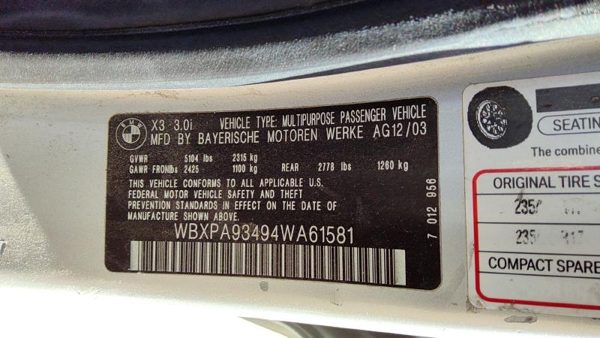 2004 BMW X3 — vehicle photo 4