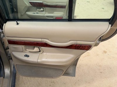 00-02 Grand Marquis Passenger Rear Door Trim Panel With Switches Back Tan Bh