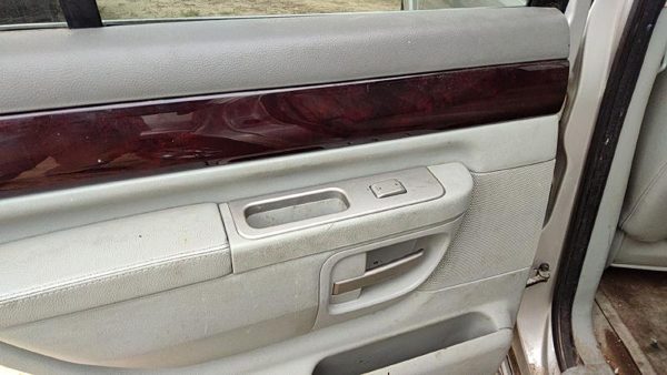 2003 Lincoln Aviator Driver Left Rear Door Trim Panel With Switches Back Gray Bl — photo 7