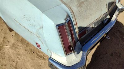 1975 Olds Cutlass Quarter Panel Moulding LH Blue