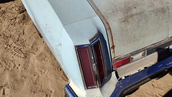 1975 Olds Cutlass Quarter Panel Moulding LH Blue — photo 8