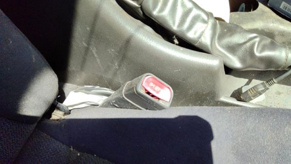 99-04 Ford Mustang Passenger Right Front Seat Belt Buckle Receiver Oem Black 9W — photo 2