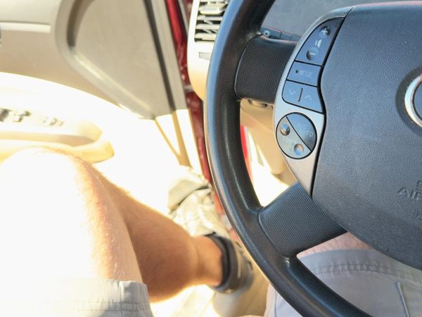 2005 Toyota Prius Steering Wheel Brown/ivory FA08 — photo 4
