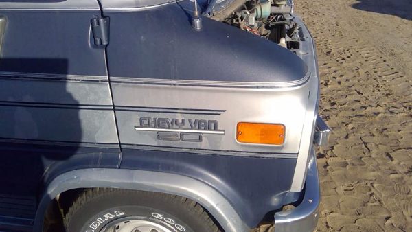 1989 Chevy Van 20 Series Fender RH G20 Blue — photo 3