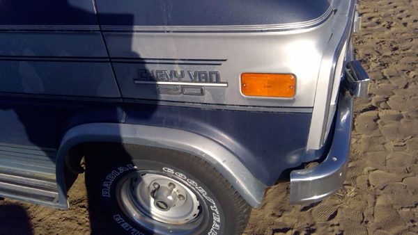 1989 Chevy Van 20 Series Fender RH G20 Blue — photo 9
