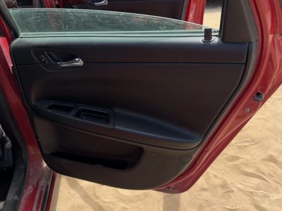 06-08 Impala Passenger Right Rear Door Trim Panel With Switches Back Ebony 19C