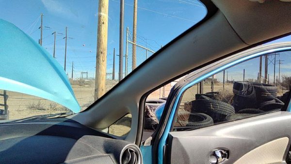 14-17 Versa Note Passenger Right A Pillar Trim Windshield Post Panel Charcoal G — photo 3