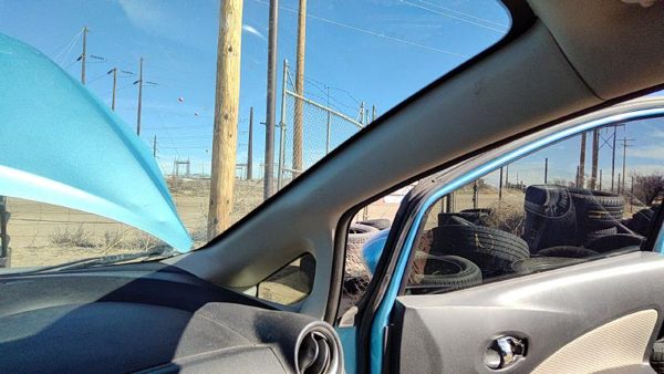 14-17 Versa Note Passenger Right A Pillar Trim Windshield Post Panel Charcoal G — photo 2