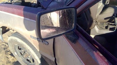 1981-1987 Isuzu Pup Pickup Driver Left Side Mirror Door Mounted Oem 8944015990