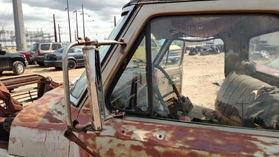1967-72 Ford F100 Driver Left Front Vent Window Small Door Glass With Frame Oem