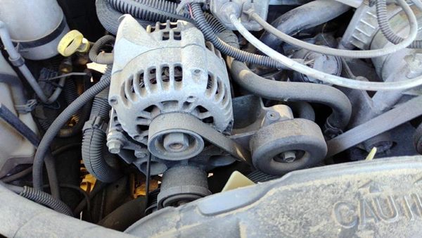 1996-2001 Olds Bravada Mount Bracket Set For Alternator Oem 4.3L — photo 3