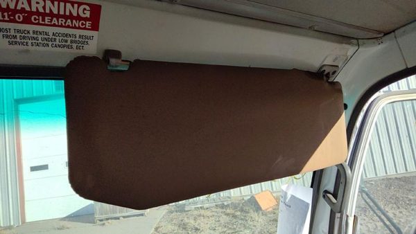 95-07 Isuzu Npr Passenger Right Sun Visor Oem Gray — photo 4