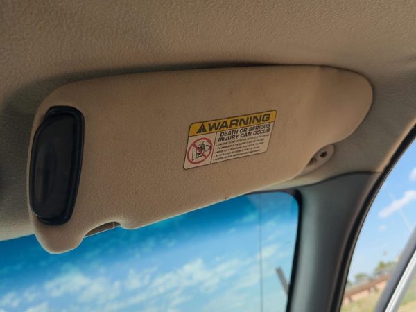 1999 Chrysler Town & Country Passenger Right Sun Visor Oem Taupe All5 — photo 3