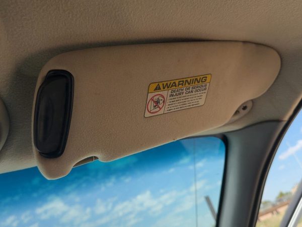 1999 Chrysler Town & Country Passenger Right Sun Visor Oem Taupe All5 — photo 4