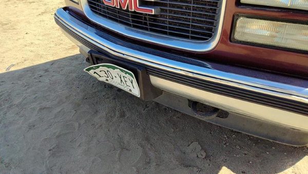 1992-1999 Gmc Yukon Front Bumper Assembly With Brackets Oem Chrome 15574111 — photo 4