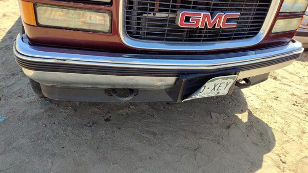 1992-1999 Gmc Yukon Front Bumper Assembly With Brackets Oem Chrome 15574111 — photo 5