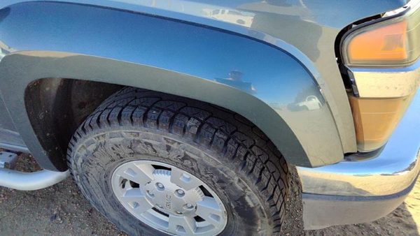 04-12 Canyon Passenger Right Front Wheel Flare Moulding Fender Stealth Gray 46U — photo 6