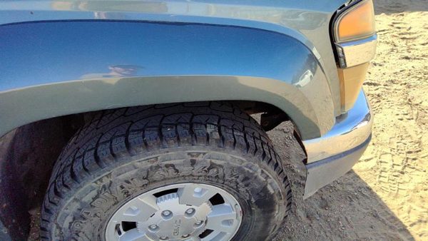 04-12 Canyon Passenger Right Front Wheel Flare Moulding Fender Stealth Gray 46U — photo 5