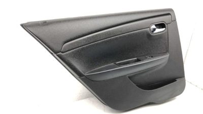 08-10 Malibu Driver Left Rear Inside Door Trim Panel Wth Switches Back Black 19c