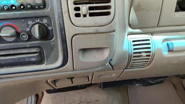 1997-1998 Silverado 2500 Cup Holder Slide Out Dash Assembly Oem Tan 52D 15768386 — photo 2