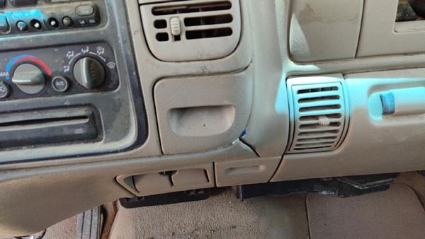1997-1998 Silverado 2500 Cup Holder Slide Out Dash Assembly Oem Tan 52D 15768386 — photo 3