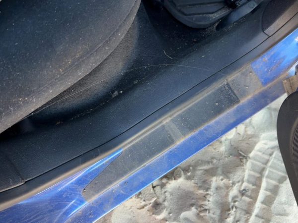 2002 Vw Jetta Passenger Right Rear Lower Sill Plate Step Trim Panel Oem Gray — photo 3