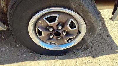 82-86 Firenza 13" Steel Wheel With Chrome Trim Factory Rim Super Stock #3