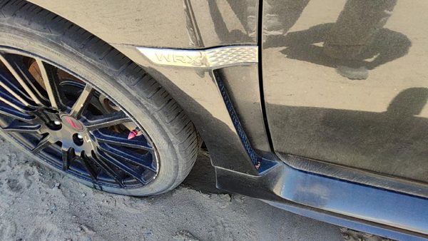 2015-2016 Subaru Wrx Driver Left Moulding From Fender Trim Strip Dark Gray Dgm — photo 5