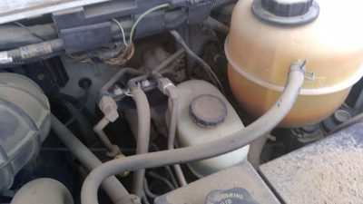 2002 Ford Van E450 Power Brake Booster With Master Cylinder Pair Set OEM