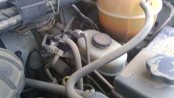 2002 Ford Van E450 Power Brake Booster With Master Cylinder Pair Set OEM — photo 3