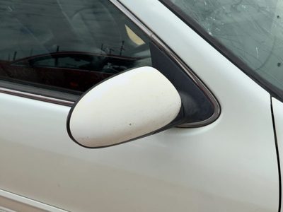 00-01 I30 Passenger Right Power Side Mirror Door Mounted Oem Heated White