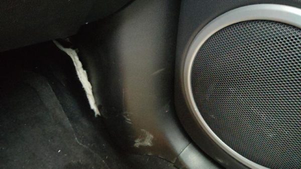2004-2009 Mazda 3 Passenger Right Lower Kick Trim Panel Oem Bp5 Black — photo 1