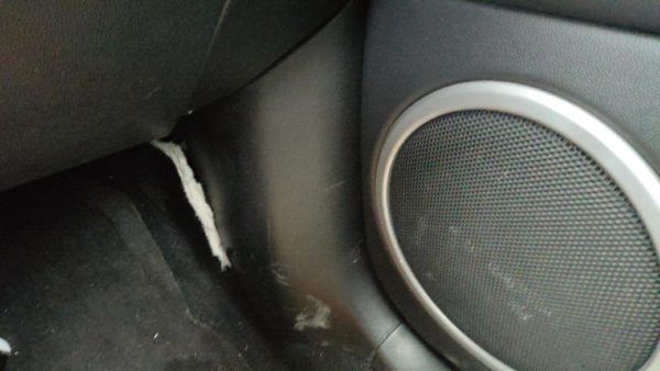 2004-2009 Mazda 3 Passenger Right Lower Kick Trim Panel Oem Bp5 Black — photo 2