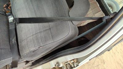 92-94 Chevy S10 Blazer Driver Left Front Seat Belt Retractor Oem Shoulder Black