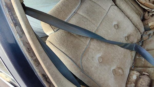 1979 Chevy Caprice Passenger Right Front Seat Belt Retractor Oem Shoulder Gray — photo 3