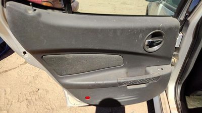 04-05 Grand Prix Driver Left Rear Door Trim Panel With Switches Back Pewter 69B