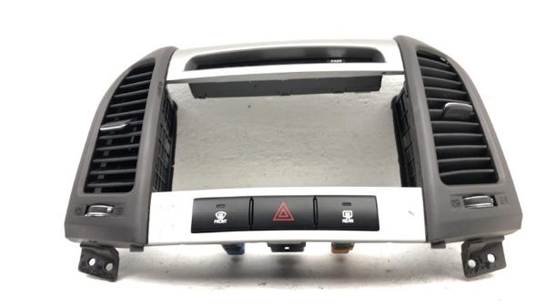 2010-2012 Hyundai Santa Fe Trim Bezel Around Radio Surround Dash Panel Gray Ras — photo 7
