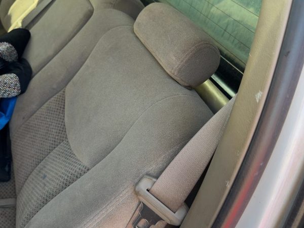 03-07 Silverado 2500 Rear Seat Belts Retractor Buckle Left Right Back Tan 52D — photo 2
