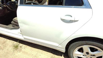2011 Chevrolet Malibu Rear Door LH White 50U