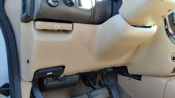 1996-00 Town & Country Lower Dash Under Column Knee Bolster Trim Panel K5 Camel — photo 1