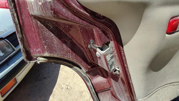1995-00 Gmc Yukon Driver Left Rear Door Latch With Rods/Cables Oem Back 16629443 — photo 5
