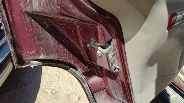 1995-00 Gmc Yukon Driver Left Rear Door Latch With Rods/Cables Oem Back 16629443 — photo 3
